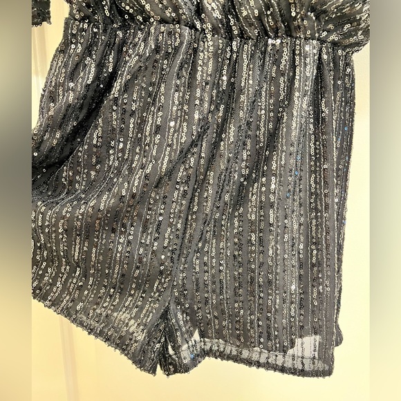 NWT BB Dakota Sequin Romper - Picture 9 of 13